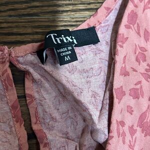 Trixxi Pink Floral Dress